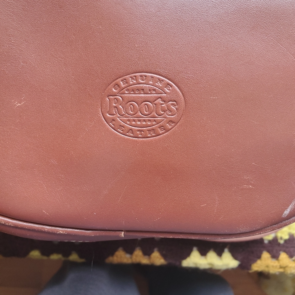 Roots feed bag leather bucket purse bag - Picture 2 of 5